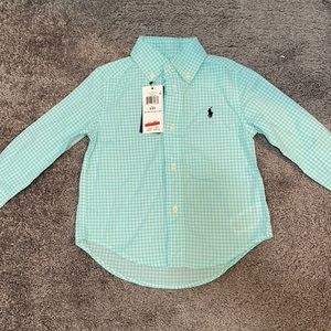 Polo bottoms down shirt for 2T